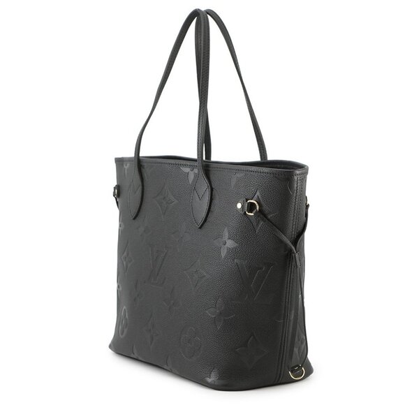 LOUIS VUITTON Neverfull Size MM Monogram Empreinte Leather Noir M45685 - Picture 2 of 13